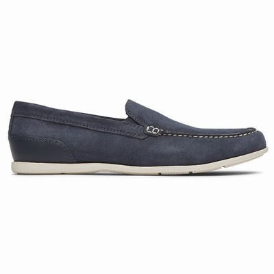 Rockport Malcom Venetian Freizeitschuhe Herren Blau BVW-389642